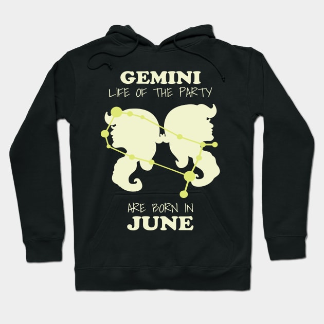 Funny Gemini Zodiac Hoodie by ugisdesign